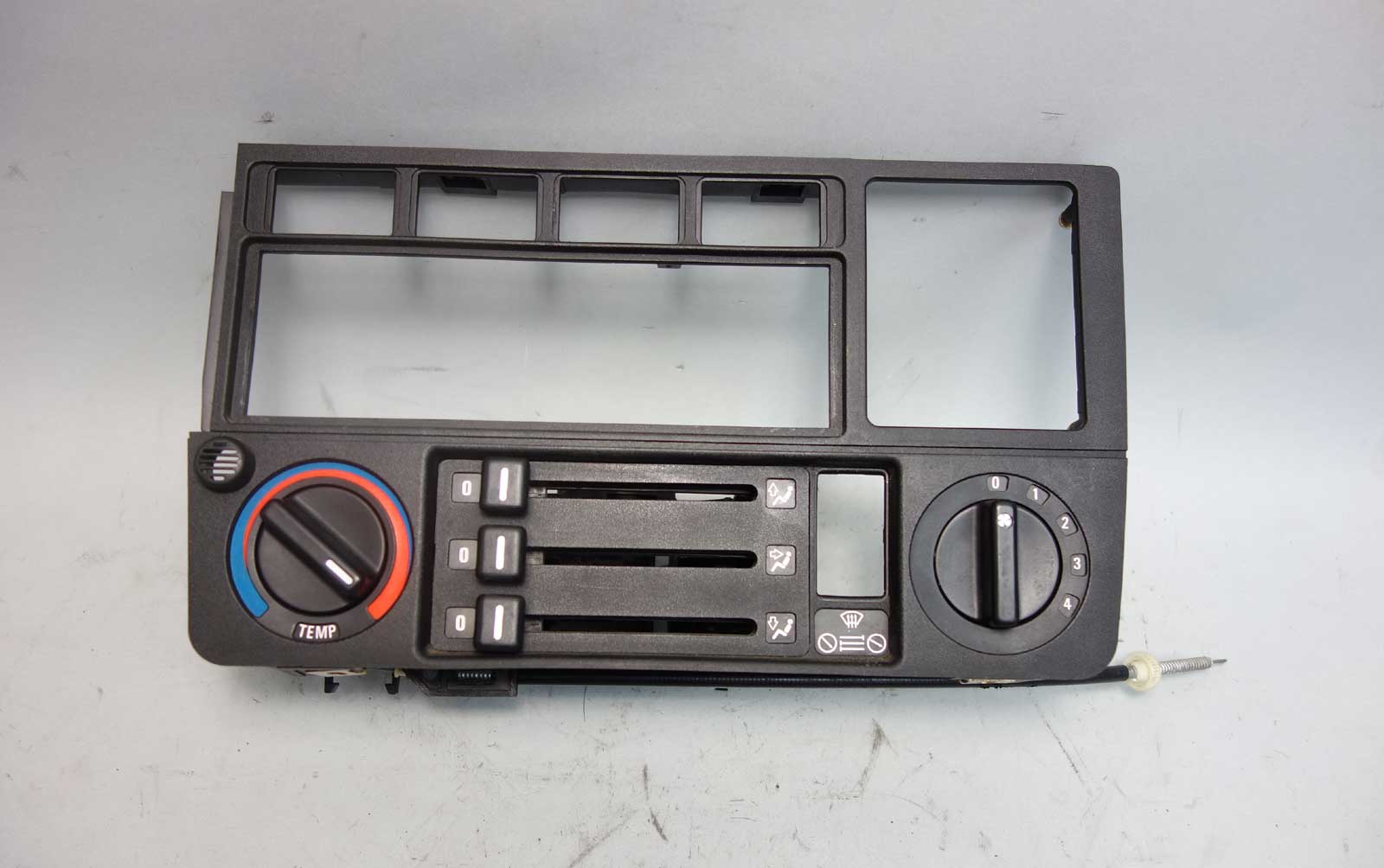 BMW E30 Climate Control Radio Surround Trim Face Panel 19841991 OEM