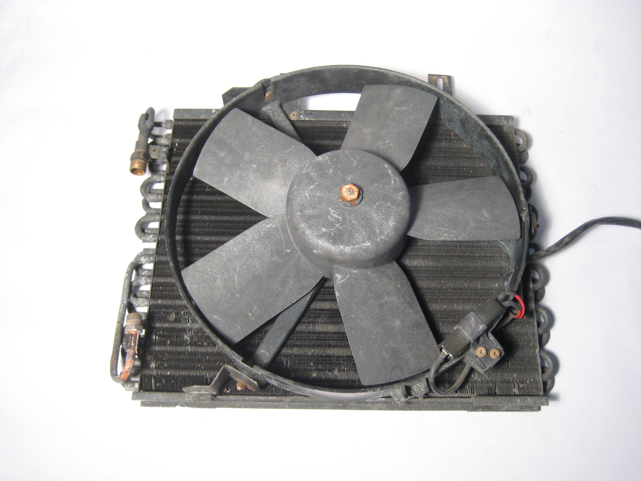 BMW E30 A/C AC Condenser w Aux Fan Assembly 19841993 USED OEM eBay