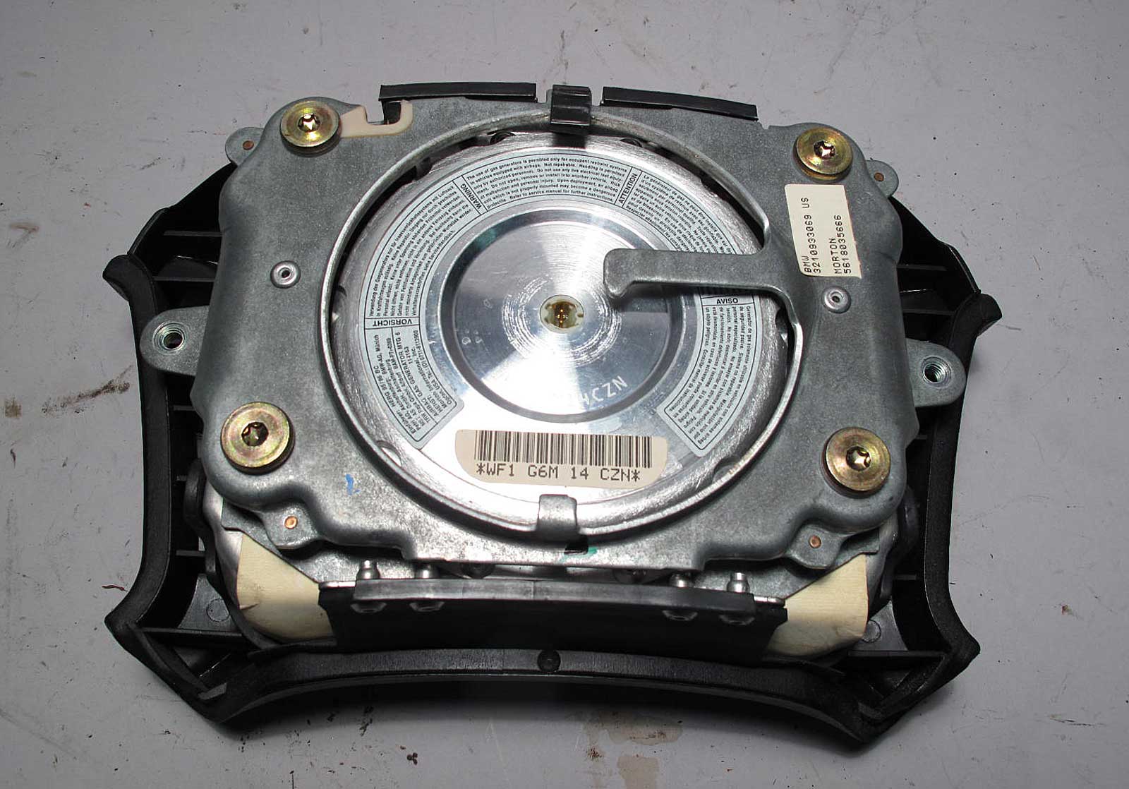 BMW Z3 E36 Roadster Coupe Steering Wheel Airbag Module 19971999 USED