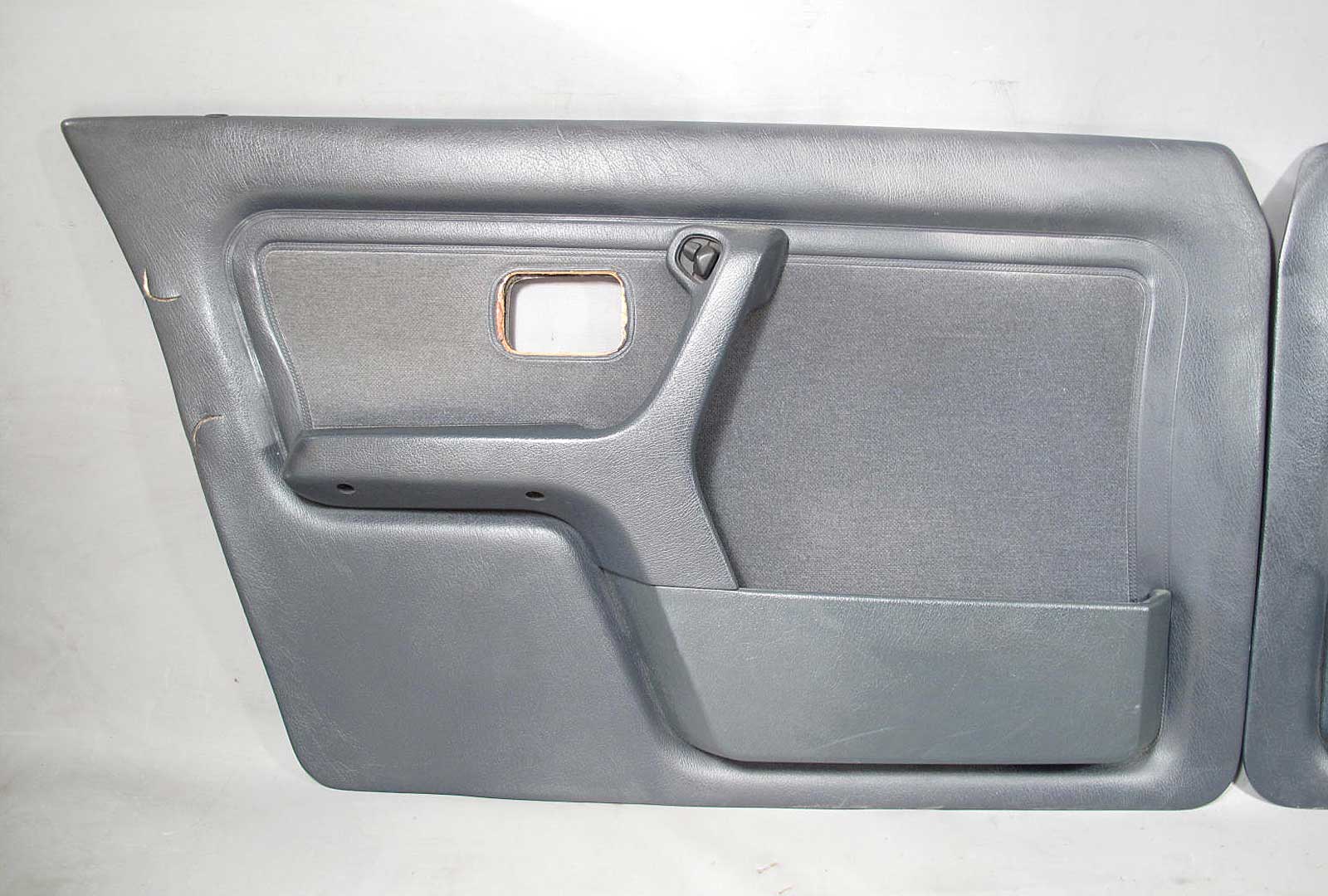 Bmw E30 4dr Sedan Front Interior Door Trim Panel Skin Trim Indigo