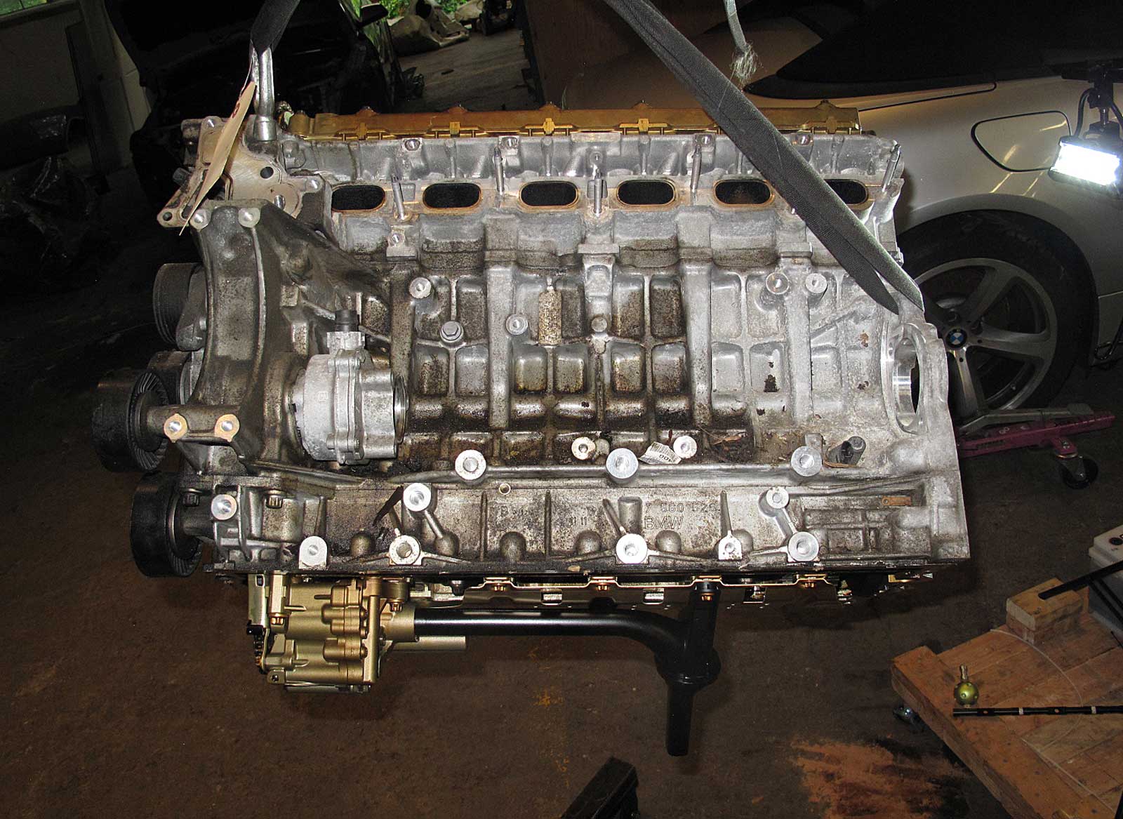 BMW E60 E61 535i xDrive AWD N54 Twin Turbo 6cyl Engine Assembly 112k ...