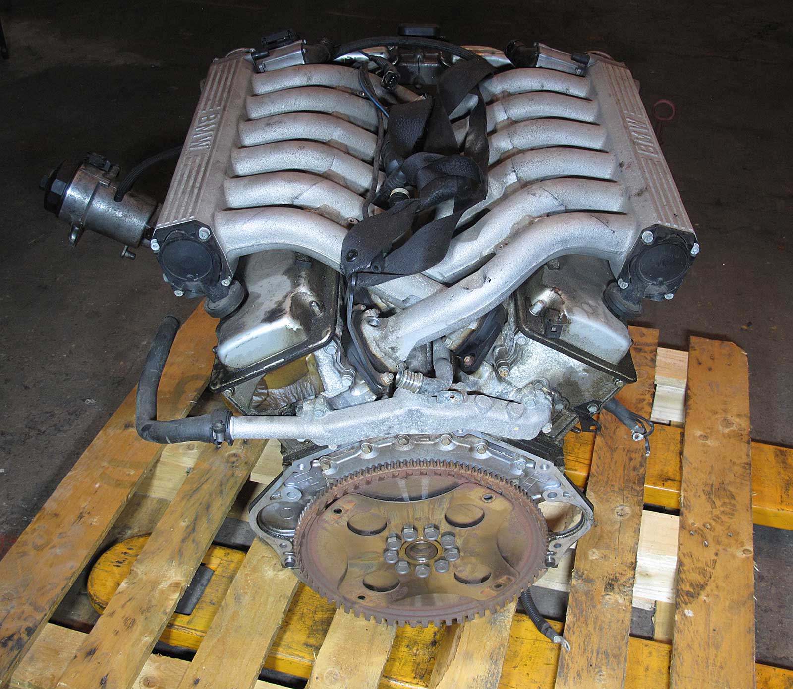 1999-2001 BMW E38 750iL 5.4L V12 M73TU Engine Assembly 109k USED OEM | eBay