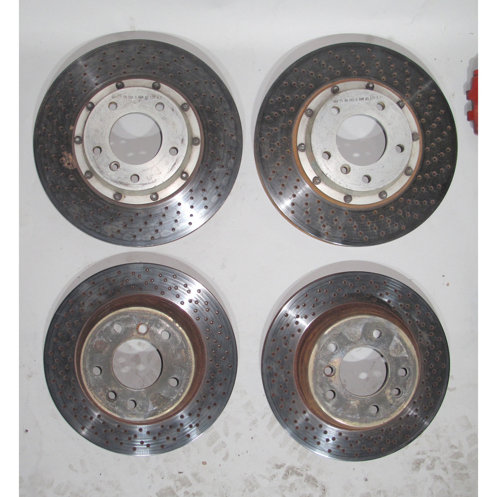 Mov'IT BMW E36 M3 Porsche Brembo 993 Big Red Brake Kit Calipers Rotors